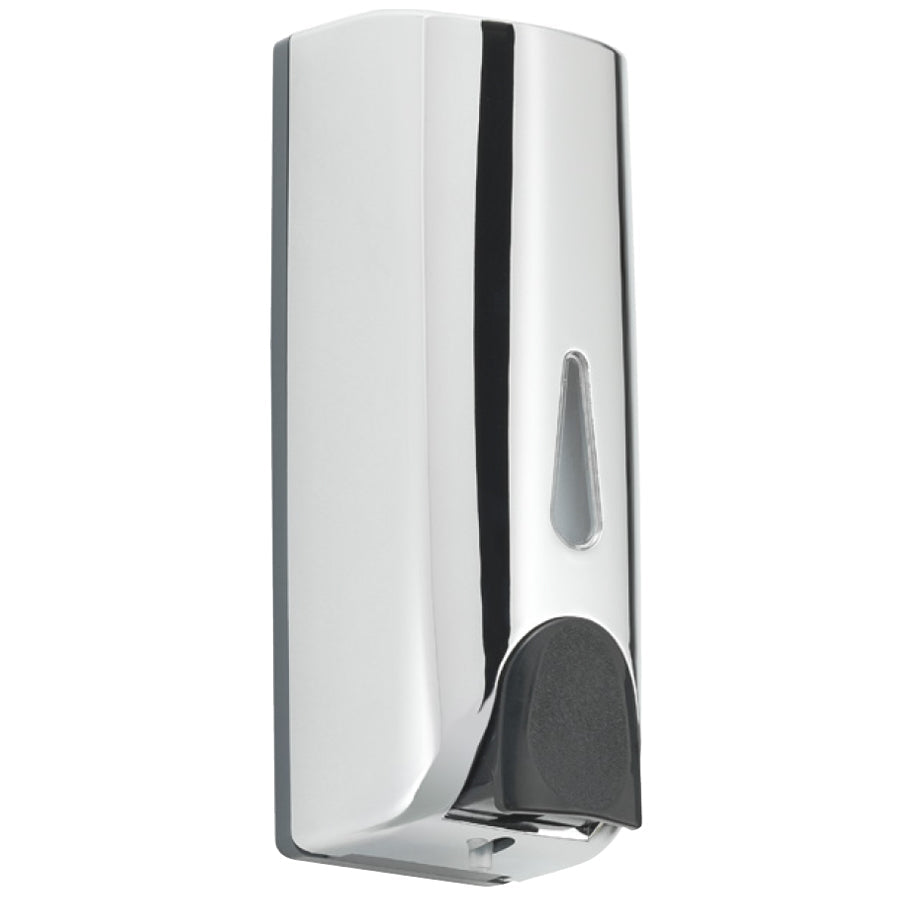 Dispenser sapone o disinfettante mani a parete di Gedy modello Squid - Cromato by CeramicStore | Lo specialista del tuo bagno