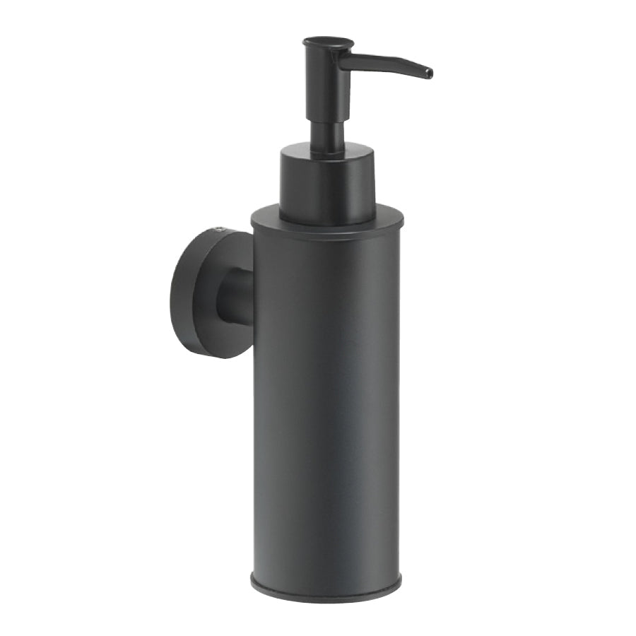 Dosasapone tondo modello Seal di Gedy in Acciaio Inox AISI 304 - Nero Matt by CeramicStore | Lo specialista del tuo bagno