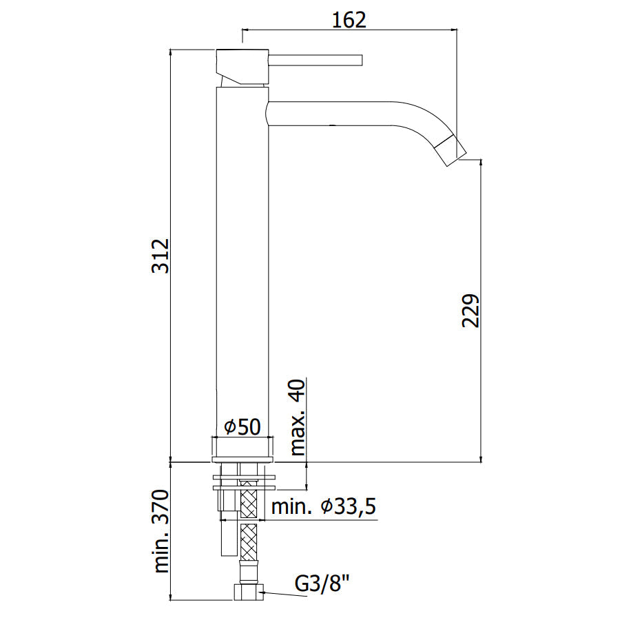  Paffoni miscelatore alto lavabo modello Light Exclusive Edition rifinitura Honey Gold by CeramicStore | Lo specialista del tuo bagno