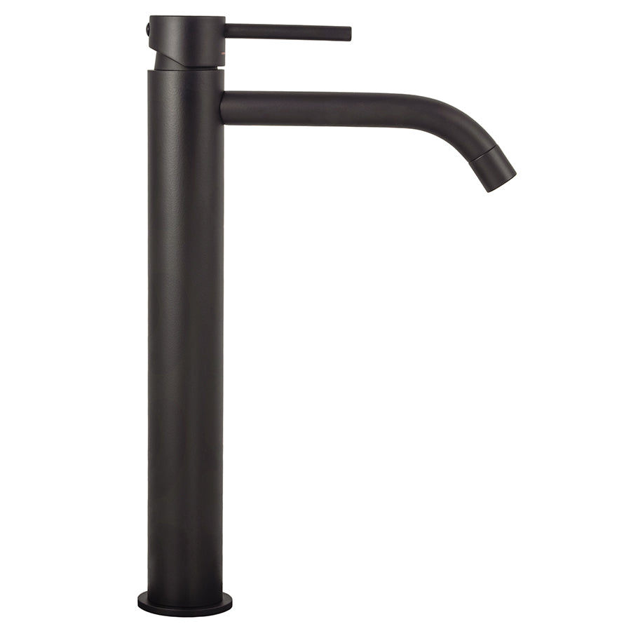 Miscelatore lavabo alto Paffoni Light Exclusive Edition in ottone rifinito nero opaco by CeramicStore | Lo specialista del tuo bagno