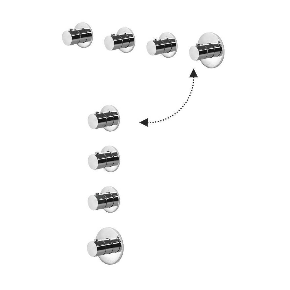 Set Esterno doccia Termostatico ad Incasso 3 Funzioni serie Modular Box modello Mde019cr Cromo Paffoni by CeramicStore | Lo specialista del tuo bagno