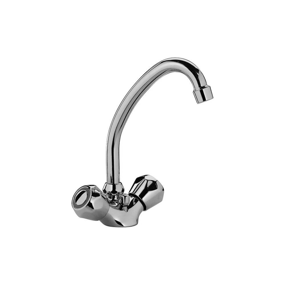Rubinetto lavello monoforo serie Danubio modello DA072CR cromo Paffoni by CeramicStore | Lo specialista del tuo bagno