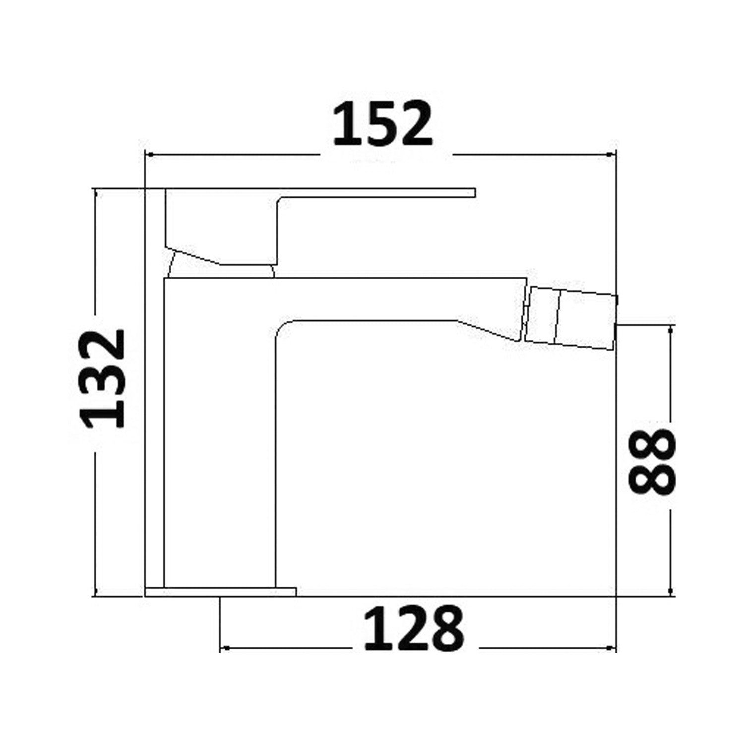  Coppia di miscelatori per lavabo alto e bidet serie Ottomix in ottone cromato by CeramicStore | Lo specialista del tuo bagno