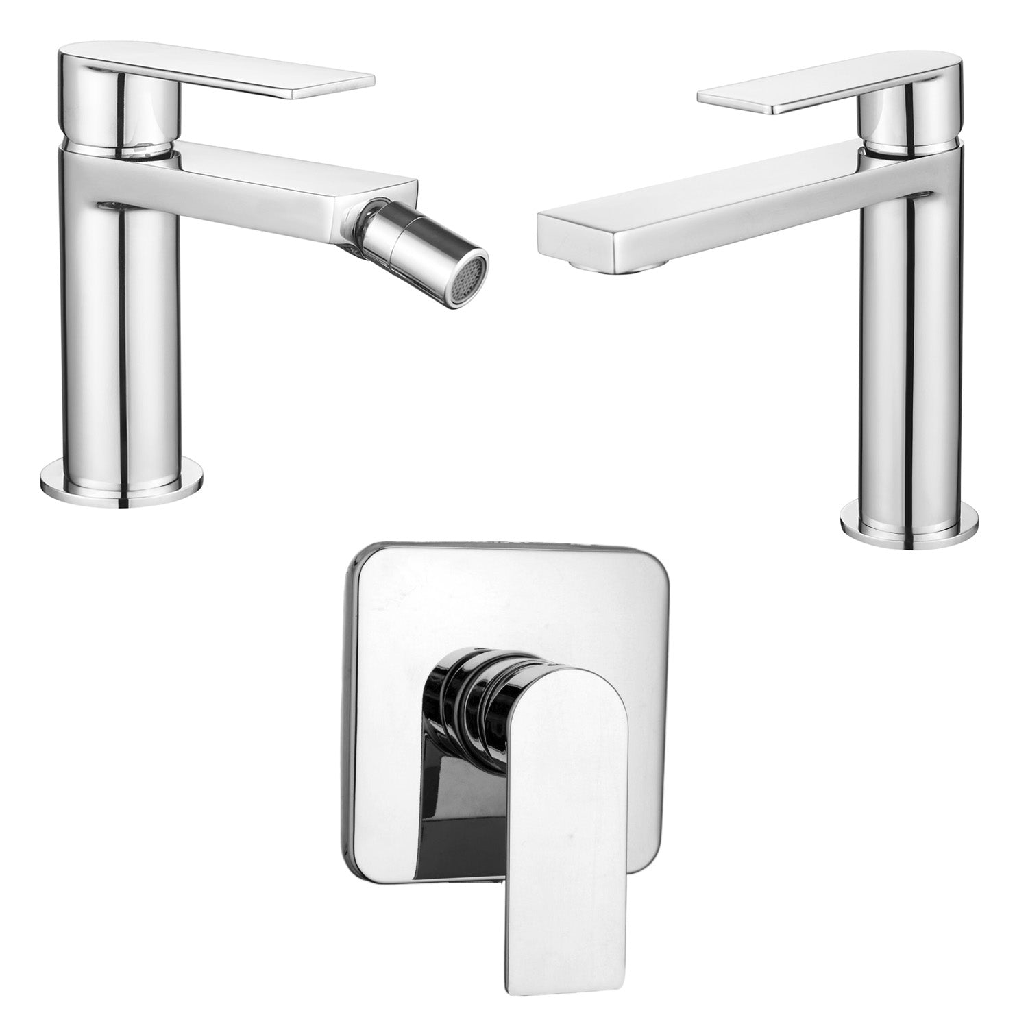 Composizione di miscelatori per lavabo