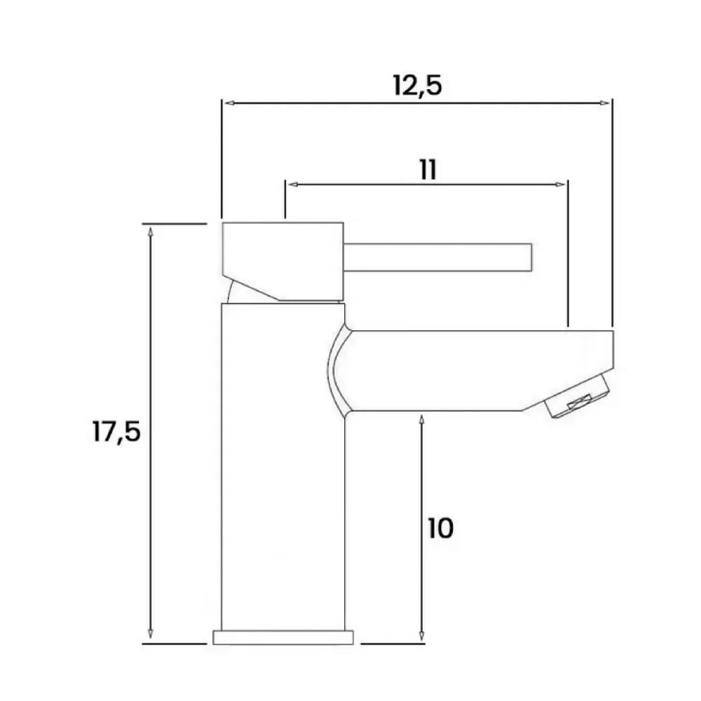 Miscelatore lavabo monocomando in acciaio inox Rubiflux Serie Paris Modello Brillant con scarico clic-clac - Cromato 2