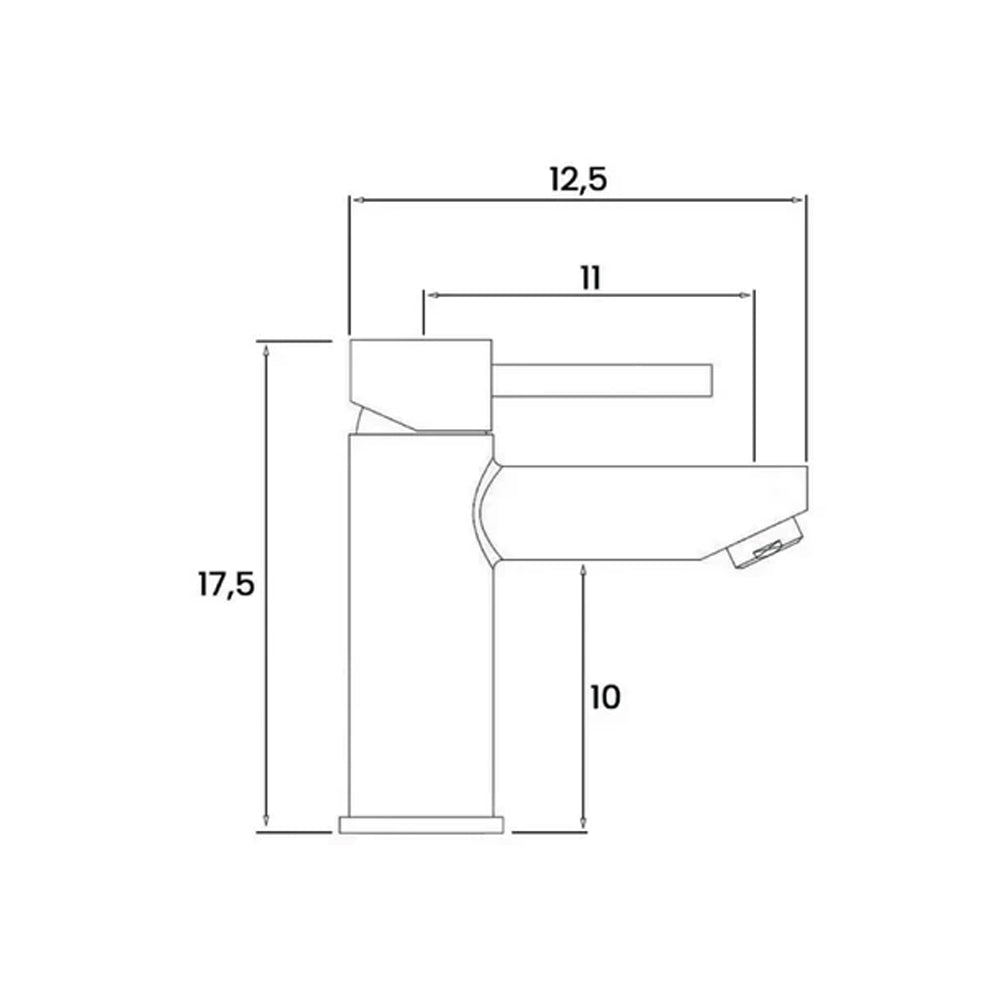 Kit miscelatore lavabo + bidet + doccia a una via RubiFlux serie Paris Modello Brillant con piletta clic-clac Acciaio Inox - Cromato 2