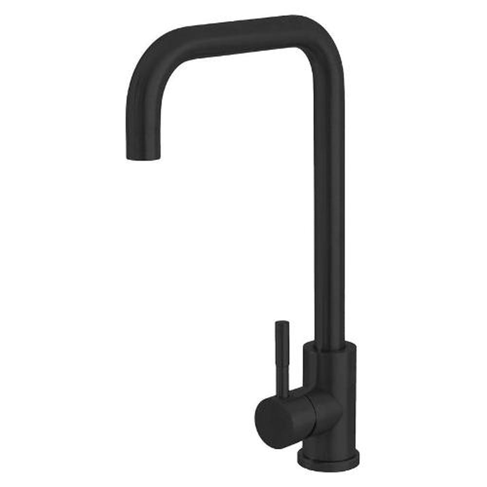 Miscelatore lavello con canna svedese Rubiflux  - Nero opaco