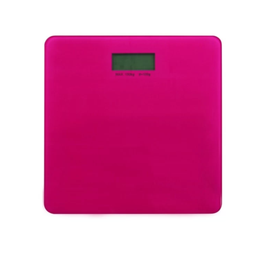 Bilancia pesapersone 29x29cm in vetro fucsia collezione DIANA by CeramicStore | Lo specialista del tuo bagno