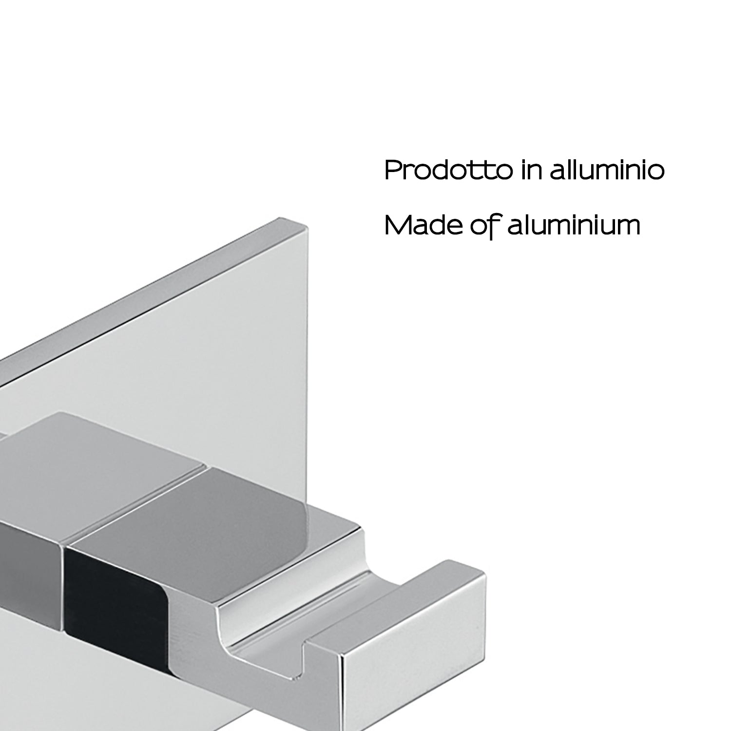  Appendiabiti singolo in Alluminio modello Malta di Gedy - Cromato by CeramicStore | Lo specialista del tuo bagno