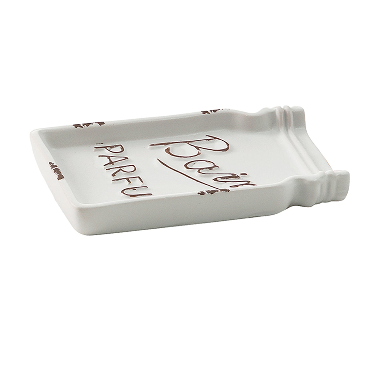  Portasapone in ceramica Gedy serie Catherine - Bianco