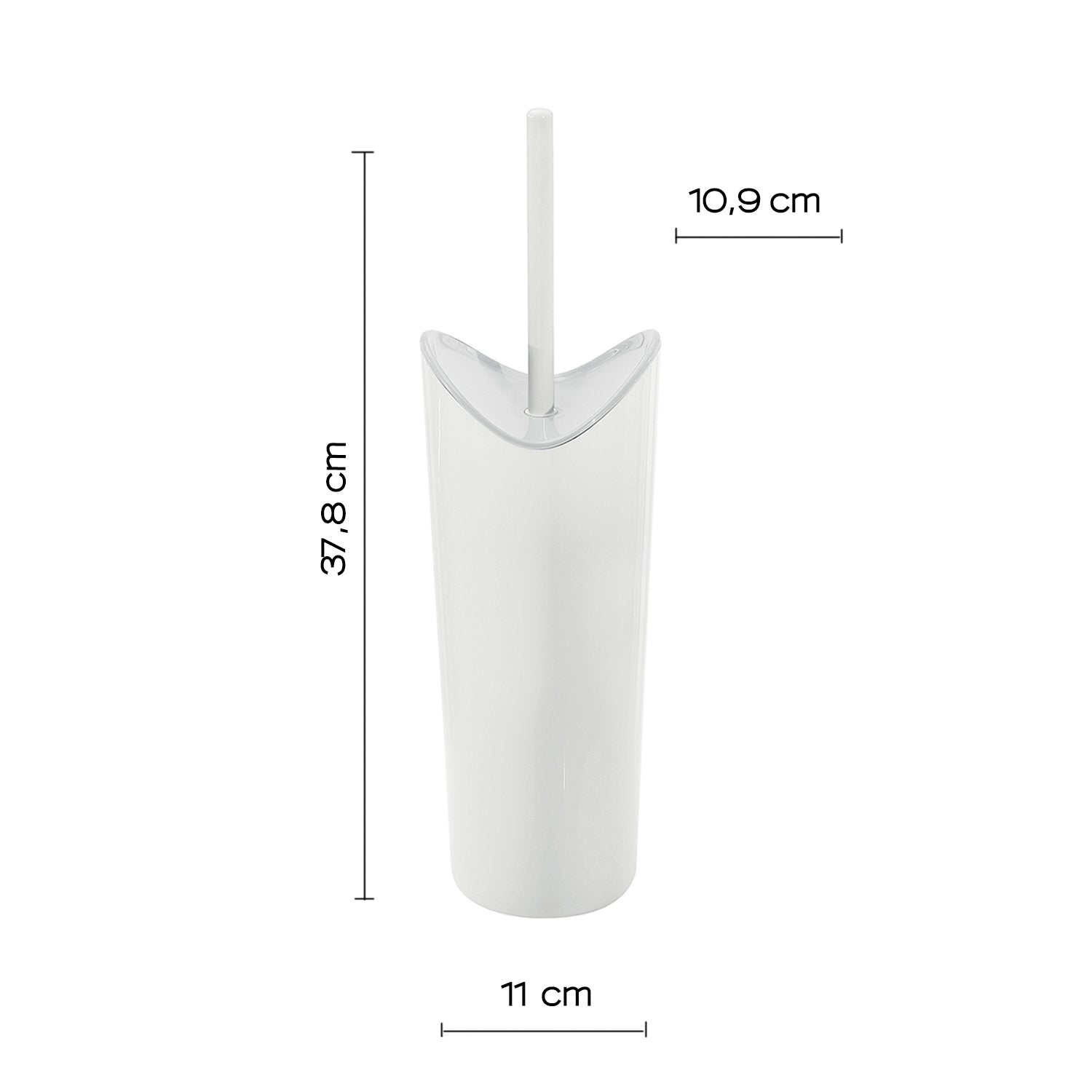  Scopino da appoggio Gedy serie Moby - Bianco by CeramicStore | Lo specialista del tuo bagno