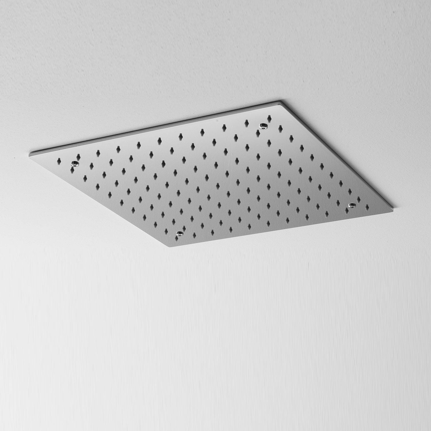 Soffione doccia a soffitto Ares 40x40 cm in acciaio inox by CeramicStore | Lo specialista del tuo bagno