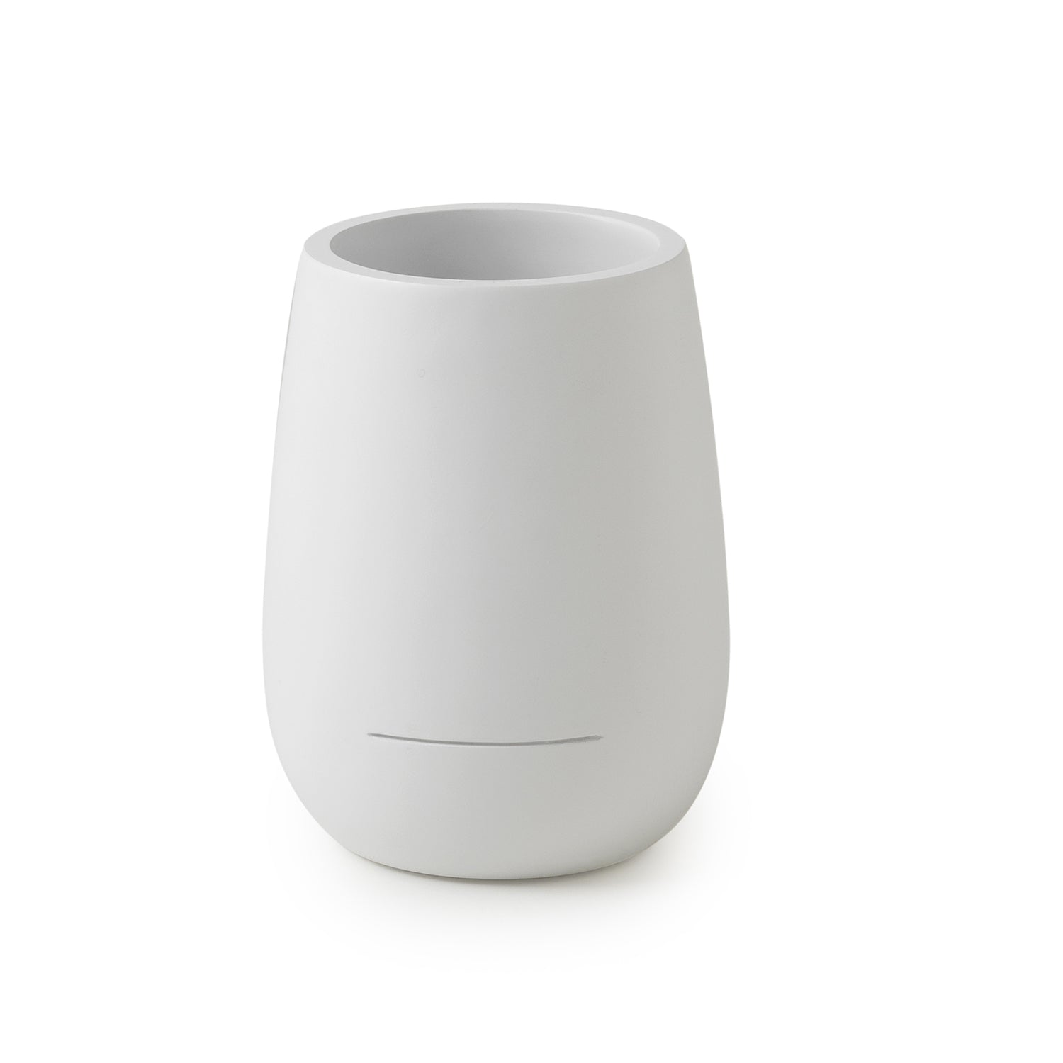 Portaspazzolini in resina Gedy serie Kira - Bianco