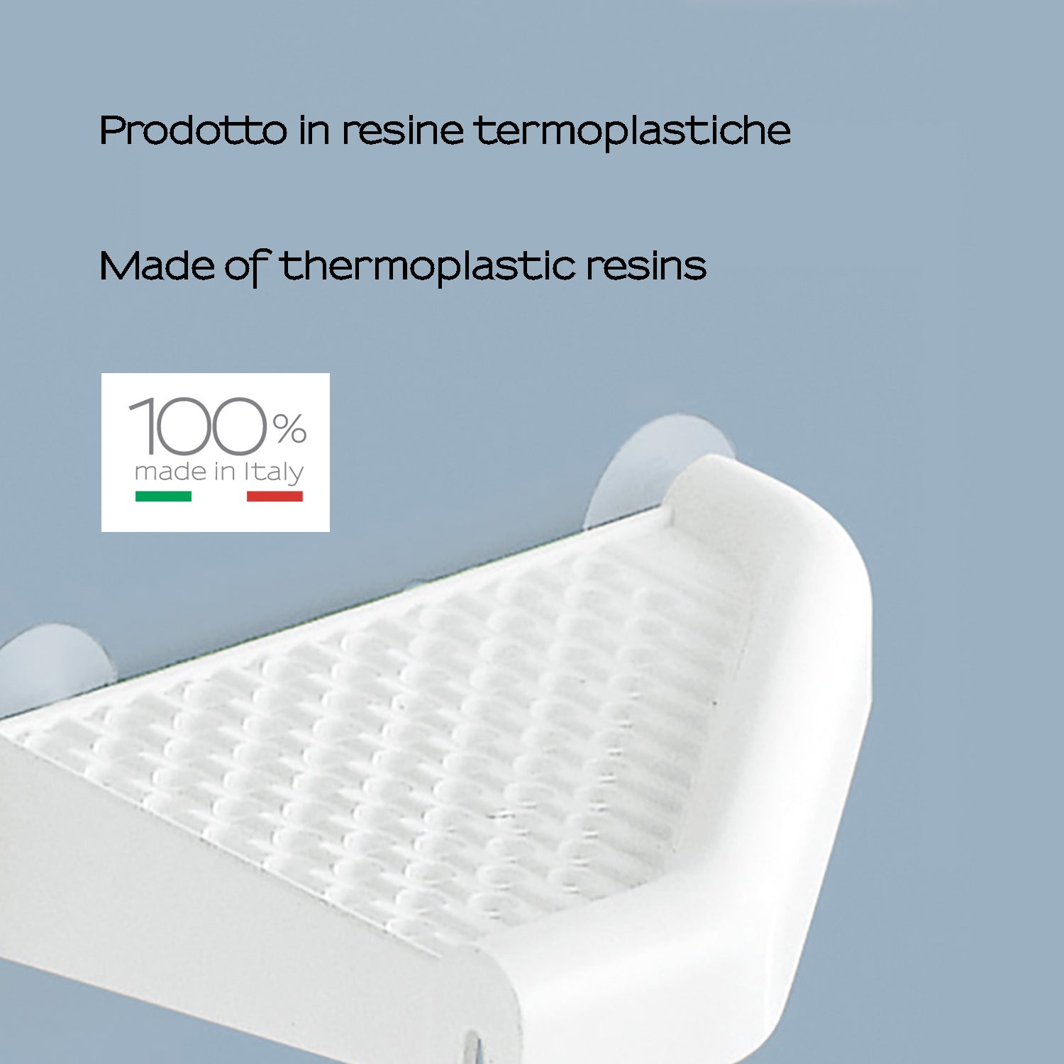  Portaoggetti angolare doccia di Gedy serie Junior - Bianco by CeramicStore | Lo specialista del tuo bagno