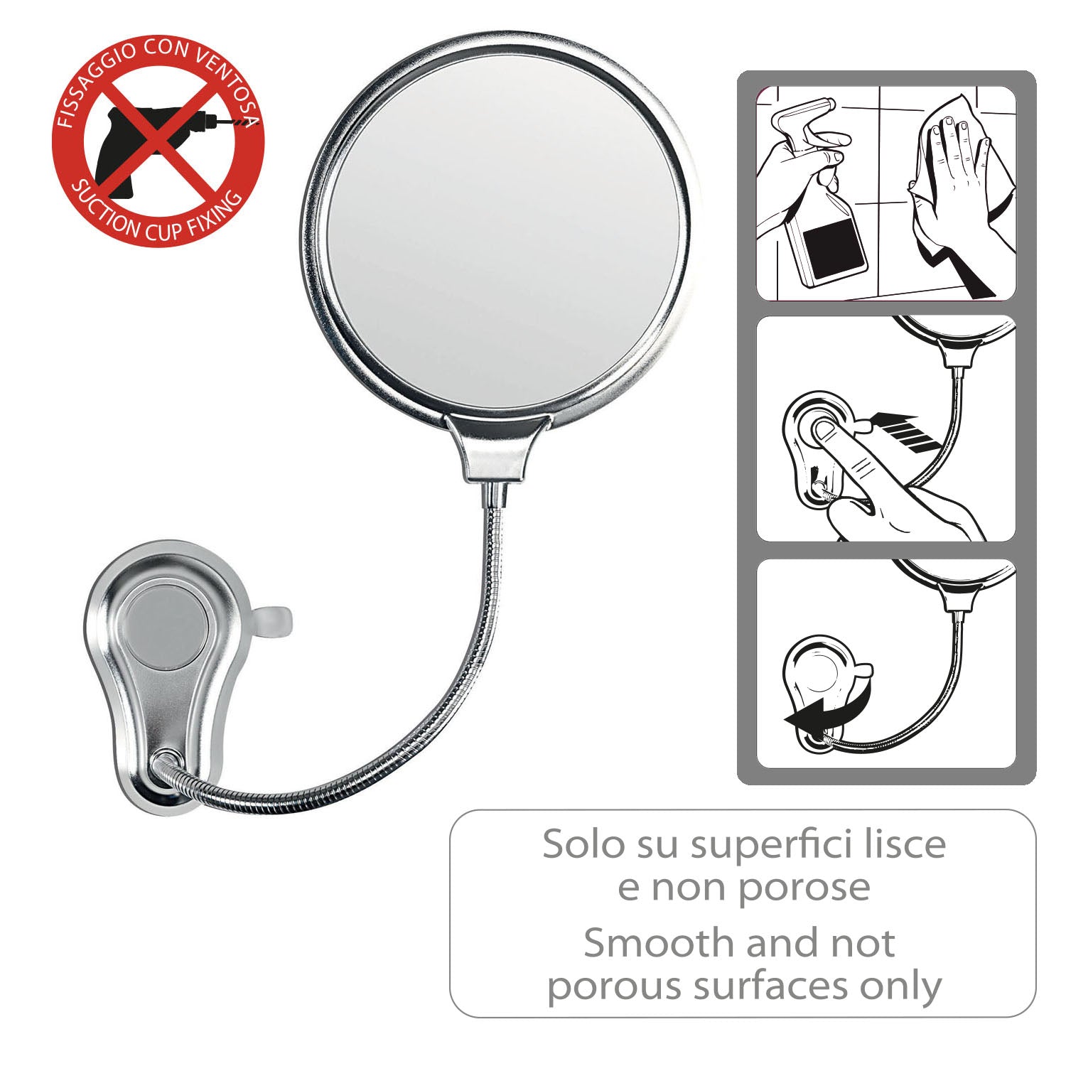  bifacciale di Gedy serie Hot - Cromato by CeramicStore | Lo specialista del tuo bagno