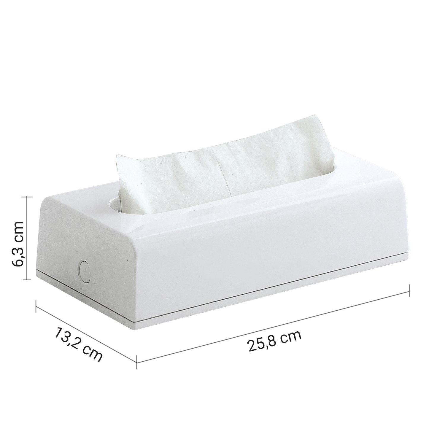  Gedy Porta Fazzoletti Bianco Resine Termoplastiche - Design by CeramicStore | Lo specialista del tuo bagno