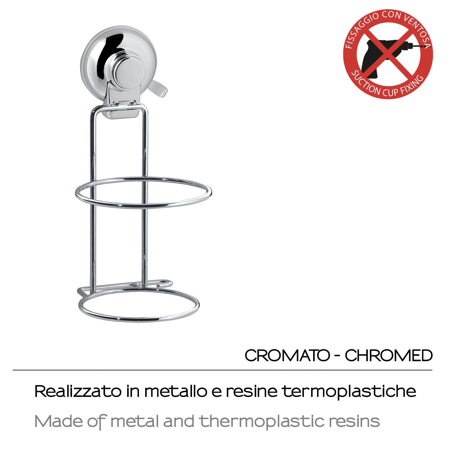  Porta phon di Gedy serie Hot - Cromato by CeramicStore | Lo specialista del tuo bagno