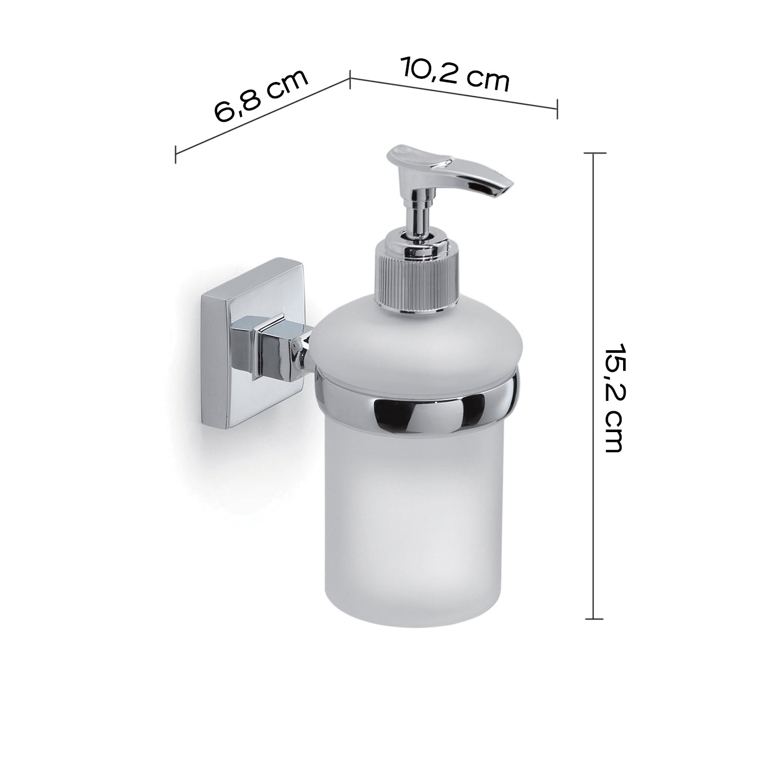  Dispenser sapone a muro di Gedy serie Olimpo - Cromato by CeramicStore | Lo specialista del tuo bagno