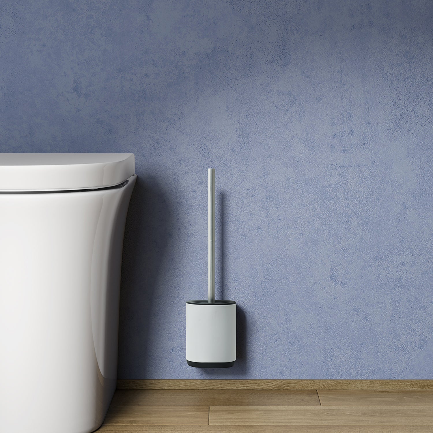  Scopino da terra e da muro di Gedy modello Biagio - Bianco by CeramicStore | Lo specialista del tuo bagno