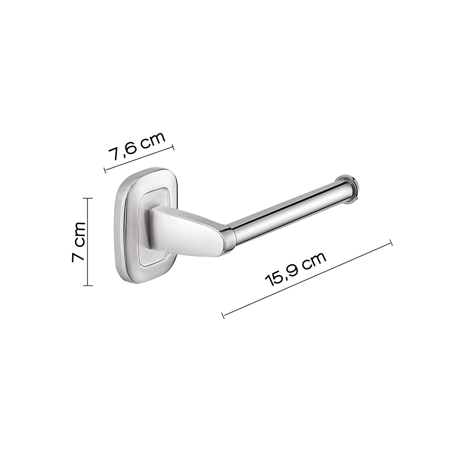  Porta carta igienica a parete di Gedy serie Everest - Cromato
