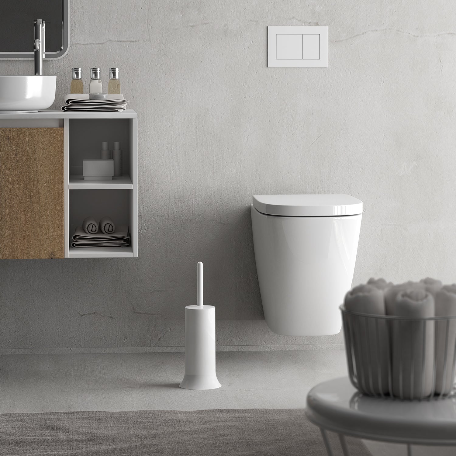  Scopino Peter da appoggio di Gedy - Bianco by CeramicStore | Lo specialista del tuo bagno