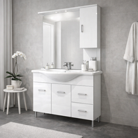 Mobile bagno completo con lavabo, specchio e illuminazione LED Cubi&Co Laguna – 75, 85, 105 cm
