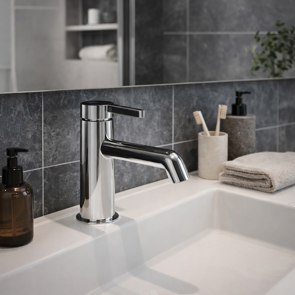 Miscelatore lavabo RubiFlux serie Tundra - varie finiture