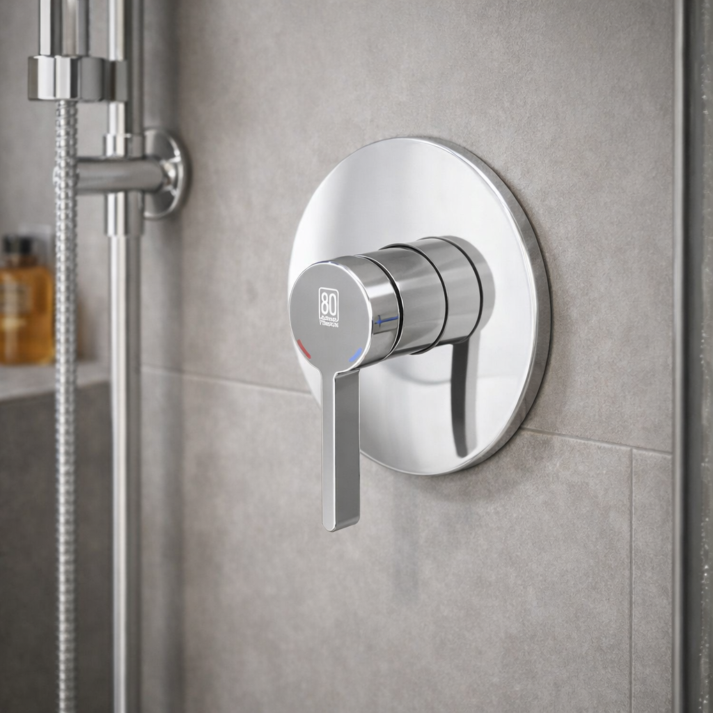 Miscelatore da incasso per doccia RubiFlux serie Tundra - varie finiture