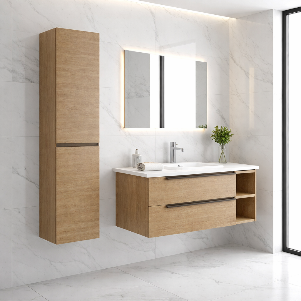 Colonna bagno sospesa reversibile Cubi&Co serie Urban 4