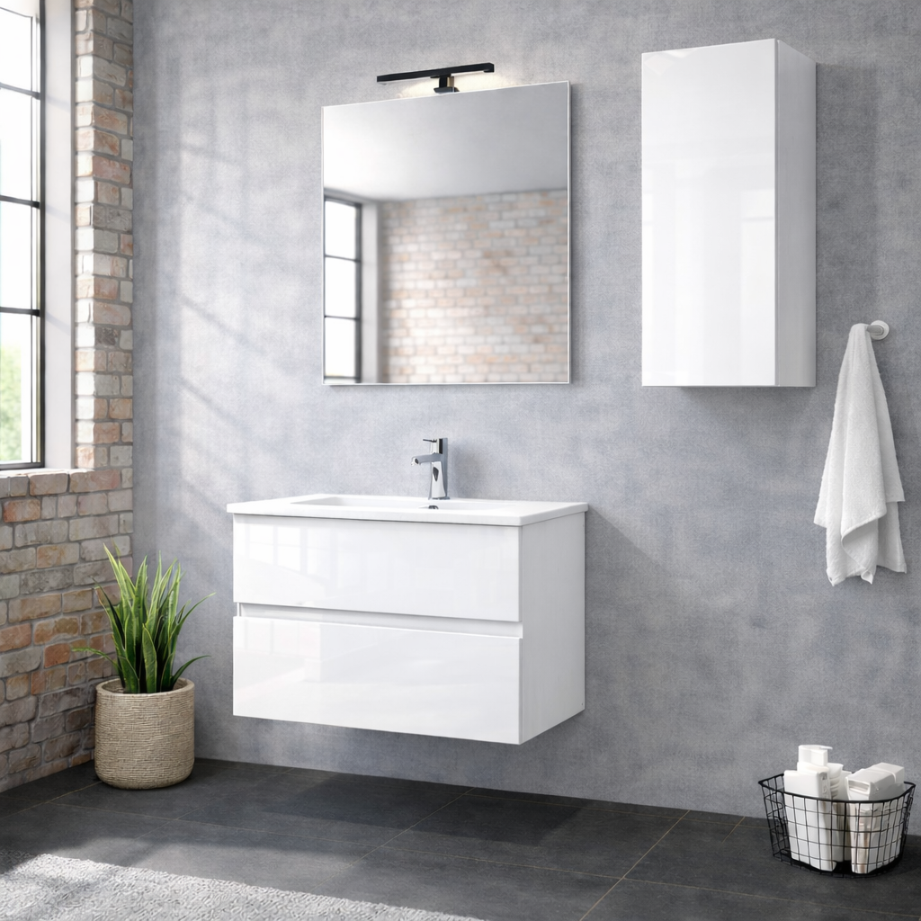 Pensile sospeso Cubi&Co serie Block - 71x30 cm