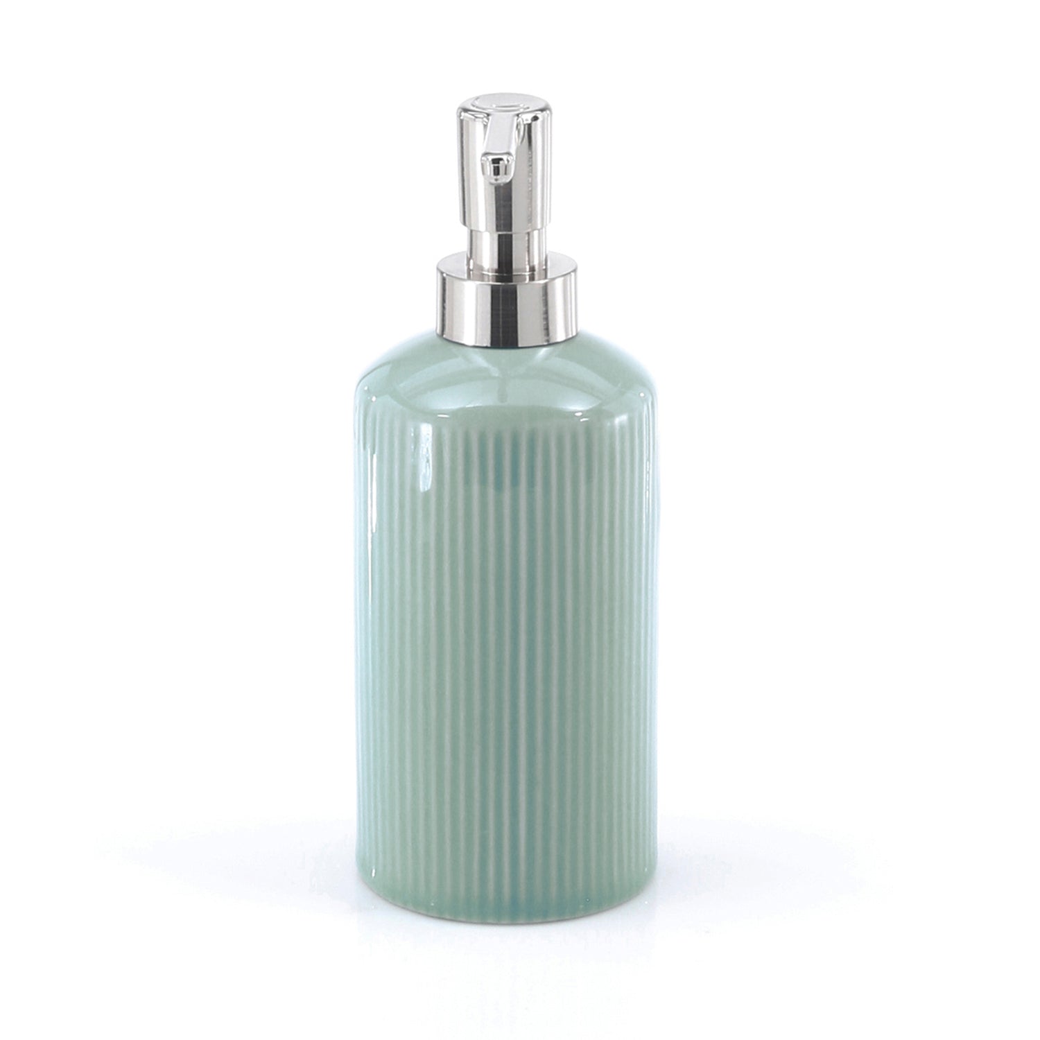  Dosasapone da appoggio con erogatore in plastica Gedy modello Sabina - Acquamarina