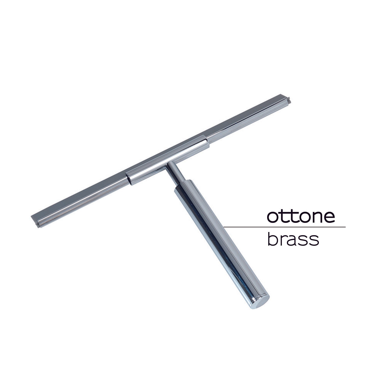  Set tergivetro e gancio modello Thor di Gedy - Cromato by CeramicStore | Lo specialista del tuo bagno