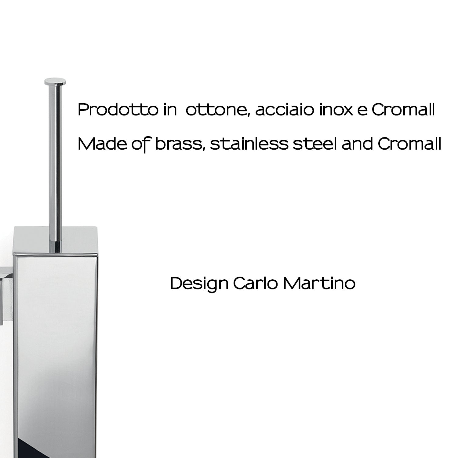  Scopino a muro Gedy serie Bridge - Cromato by CeramicStore | Lo specialista del tuo bagno