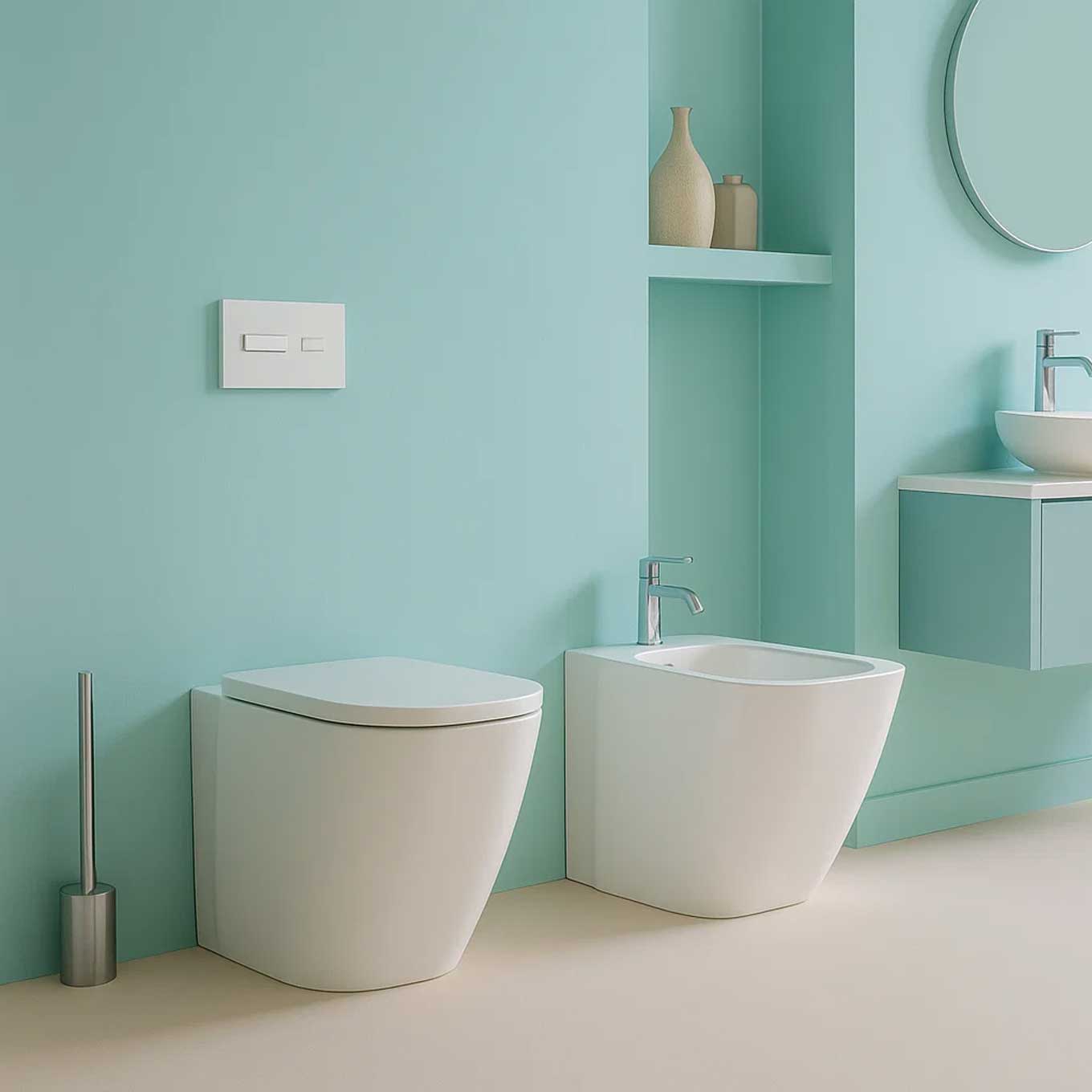 Sanitari senza brida filo parete Domus Falerii F50 Special Wc