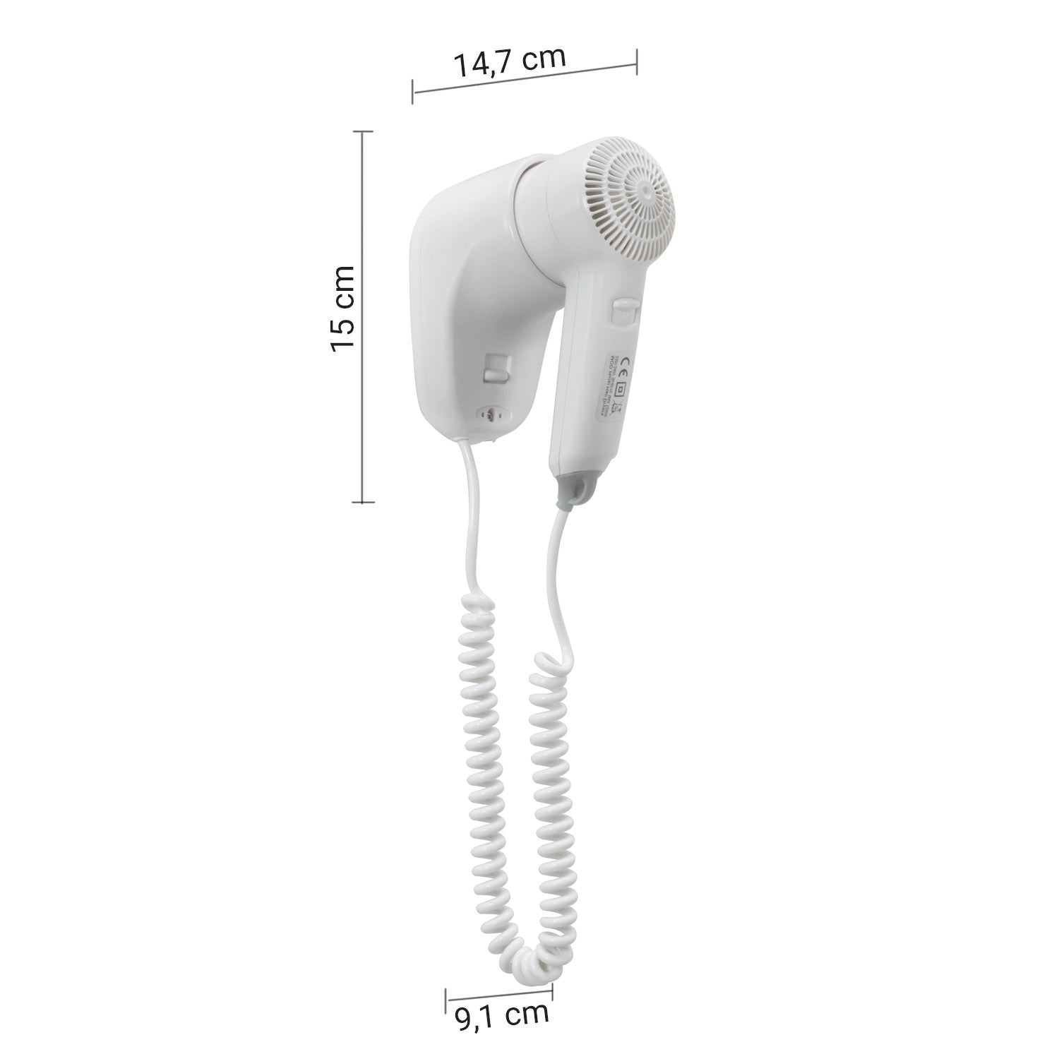  Gedy Zefiro Asciugacapelli 1200W - Con Supporto A Parete by CeramicStore | Lo specialista del tuo bagno