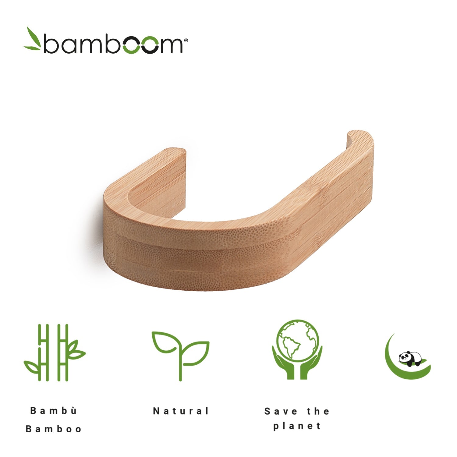  Portarotolo in bambà¹ Gedy serie Himalaya - Naturale