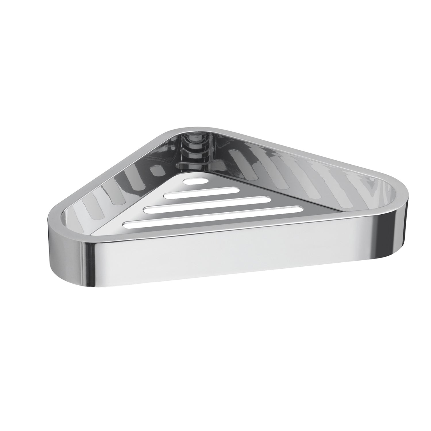 Portaoggetti angolare doccia in Acciaio Inox AISI 304 e Cromall Outline di Gedy - Cromato by CeramicStore | Lo specialista del tuo bagno