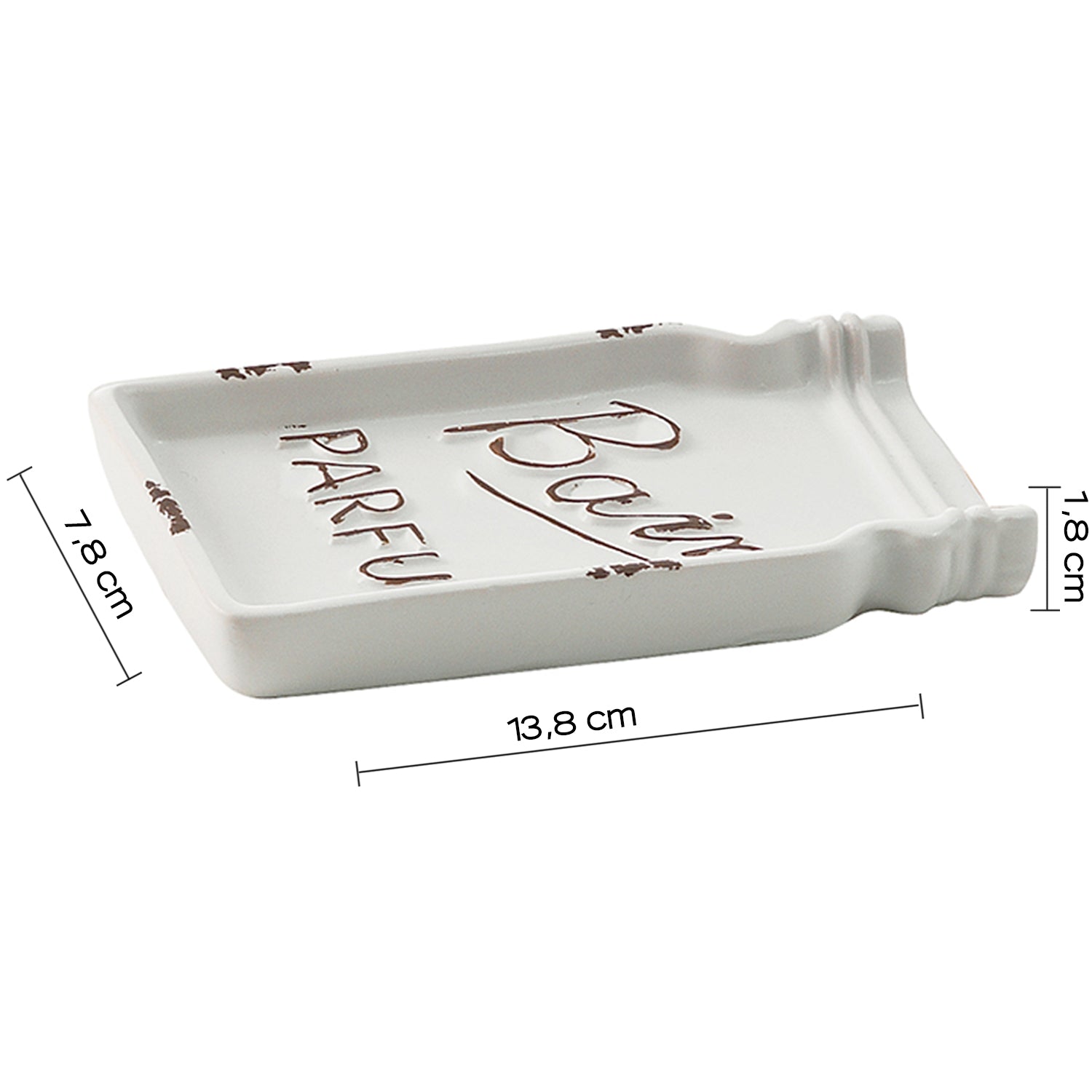  Portasapone in ceramica Gedy serie Catherine - Bianco