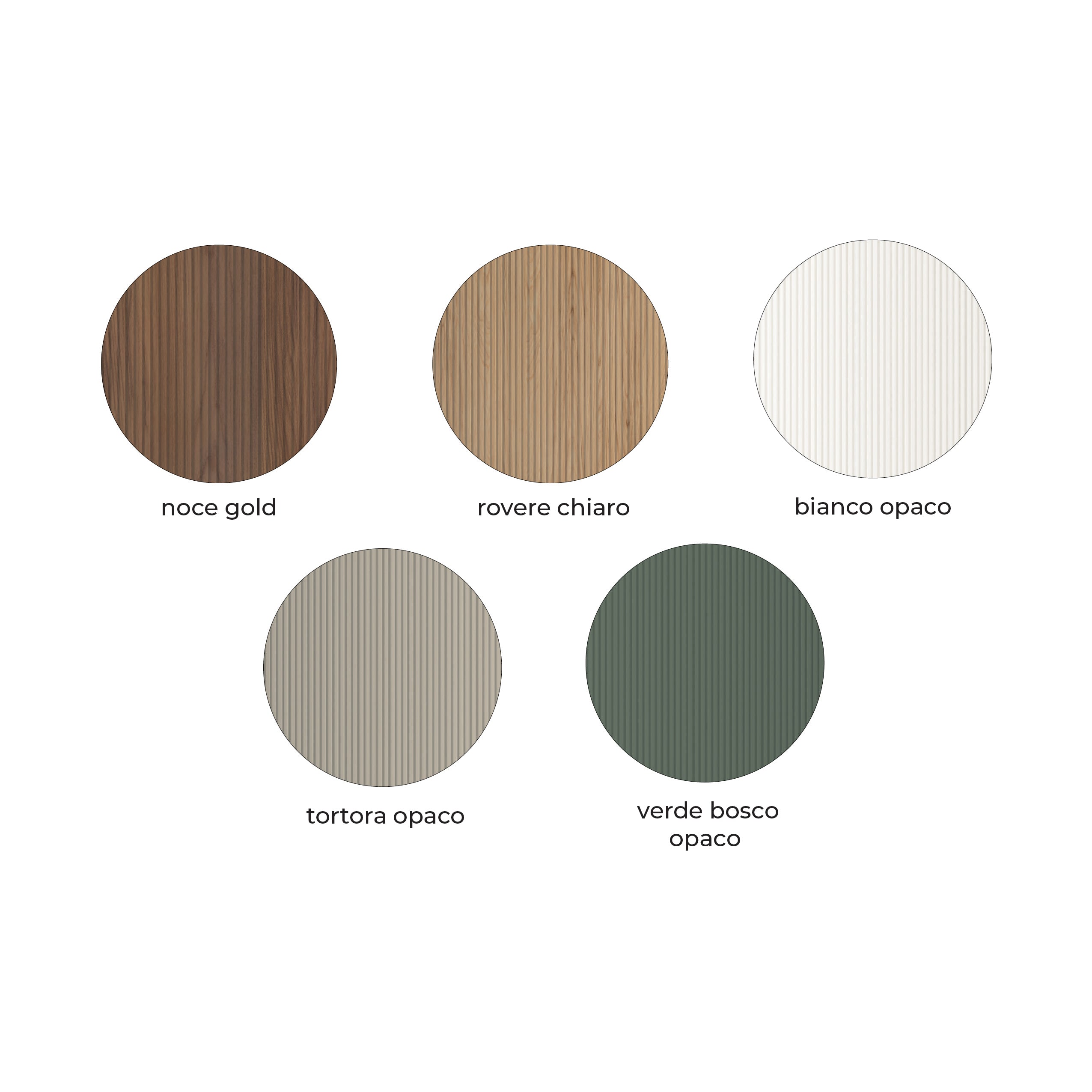 Mobile bagno sospeso cannettato Stick con lavabo, specchio e lampada LED - varie finiture 2