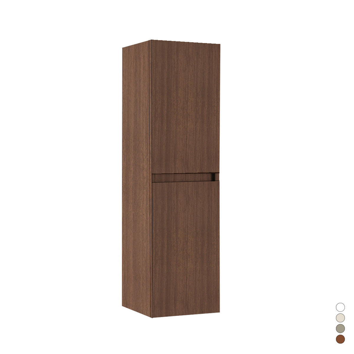 Colonna bagno sospesa Cubi&Co serie Aura con doppia anta a gola - 150x25 cm 5
