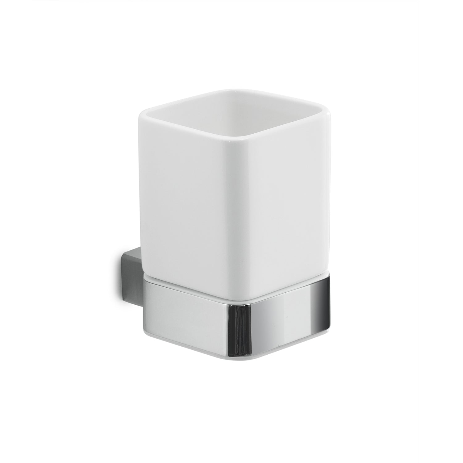 Portaspazzolini a muro Spluga di Gedy - Cromato by CeramicStore | Lo specialista del tuo bagno