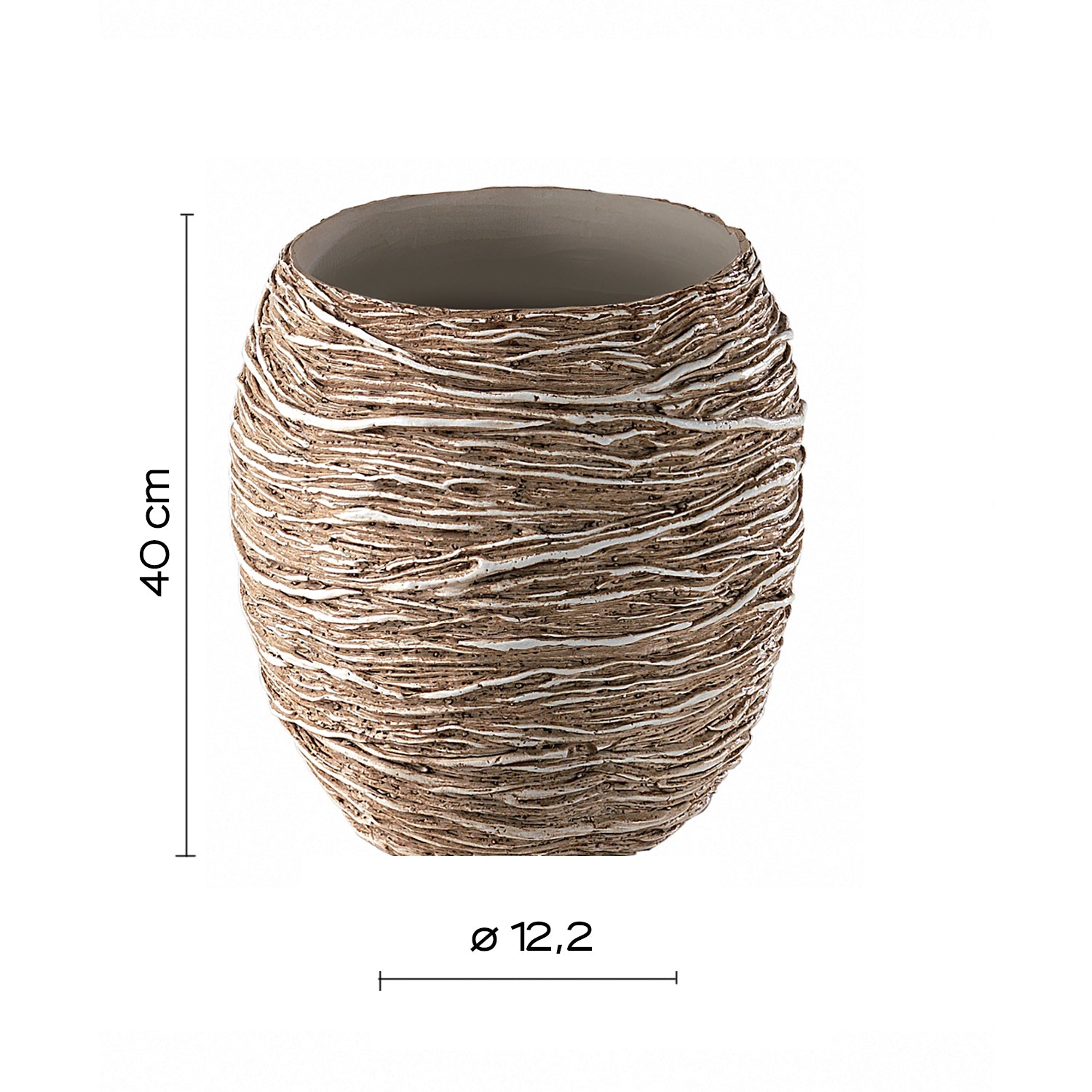  Portaspazzolini da appoggio Gedy serie Idra - Beige