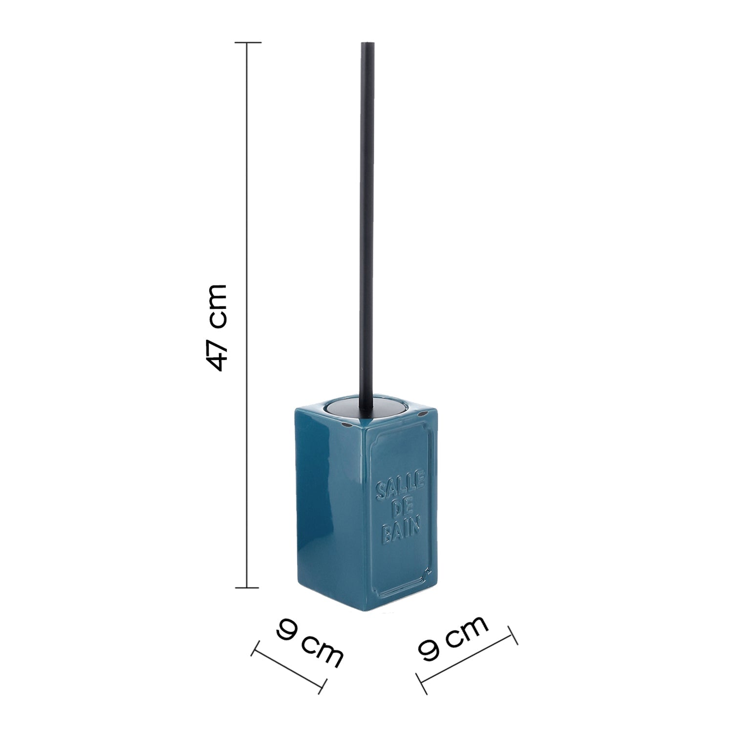  Scopino con ciuffo in setole di Gedy serie Vivienne - Blu by CeramicStore | Lo specialista del tuo bagno
