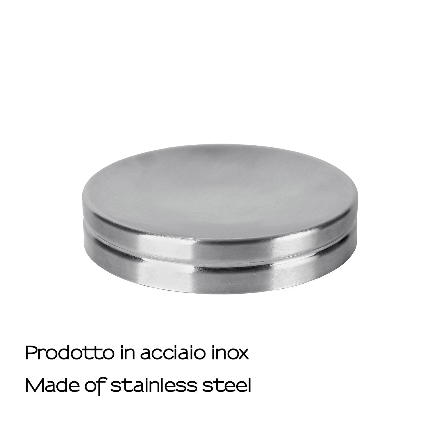  Portasapone in Acciaio Inox Gedy serie Nigella - Spazzolato