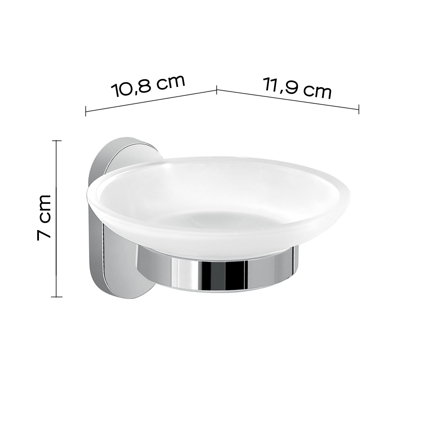  Portasapone in Acciaio Inox Gedy serie Febo - Cromato by CeramicStore | Lo specialista del tuo bagno