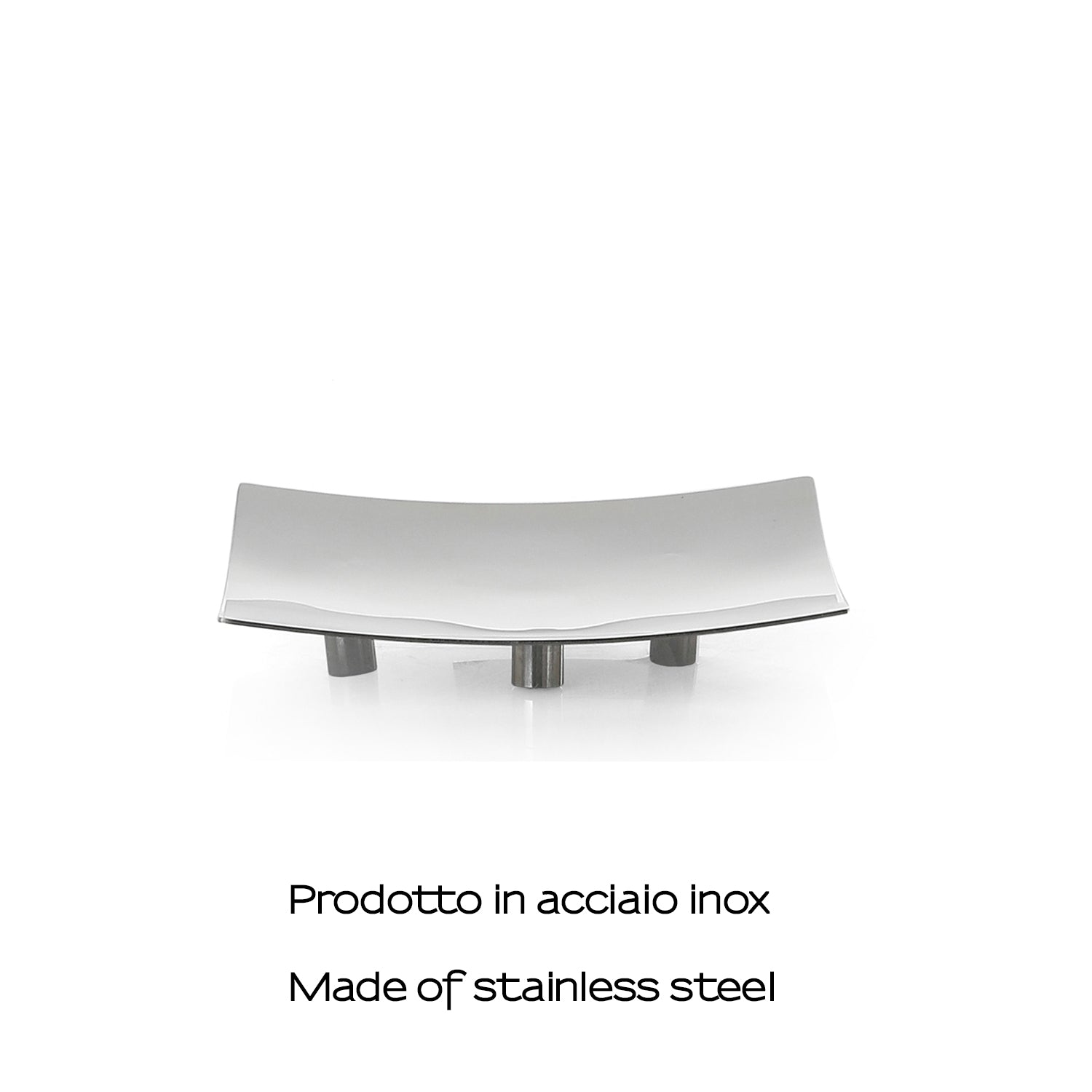  Portasapone in Acciaio Inox Gedy serie Nemesia - Lucido