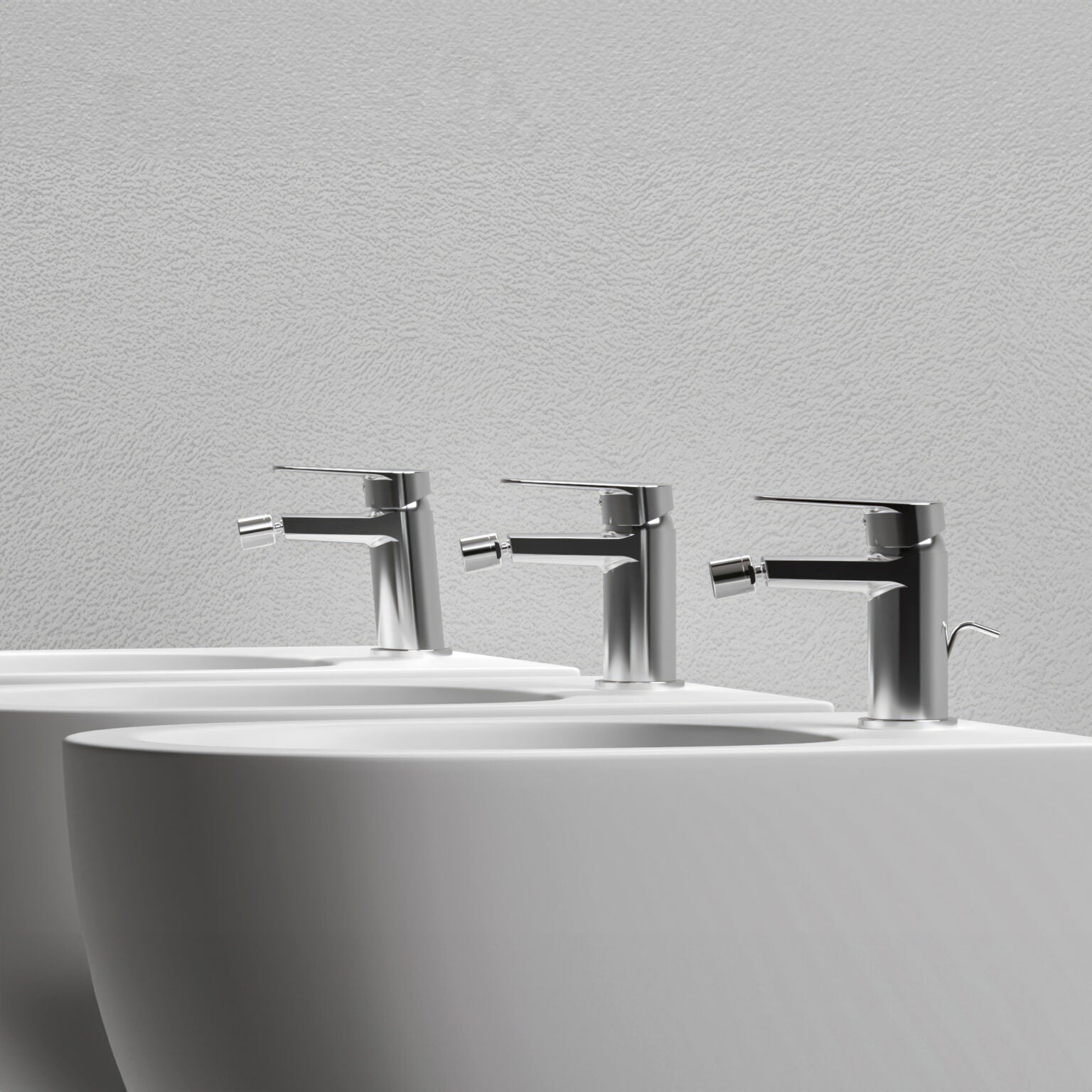 Miscelatore monocomando bidet RubiFlux serie Ampra - Cromo 4