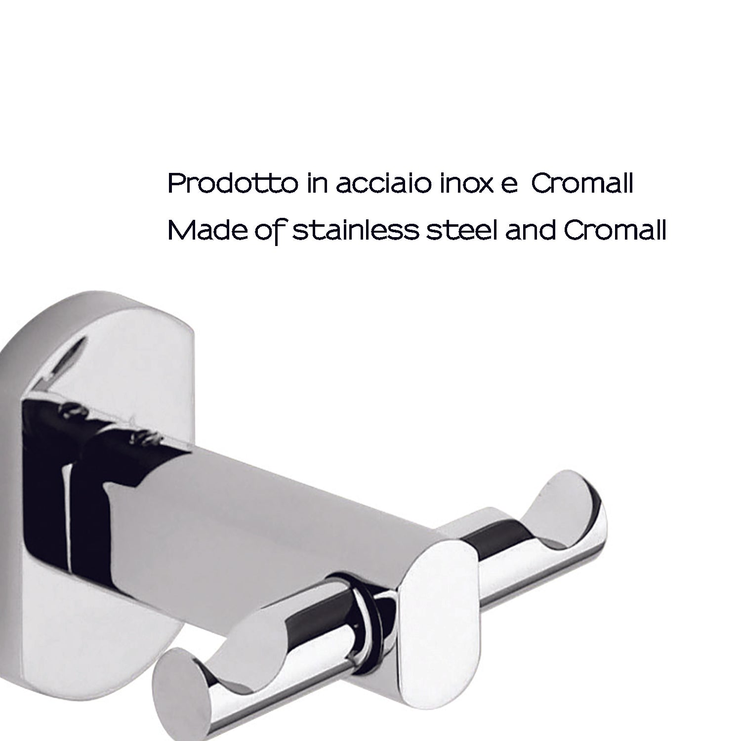  Appendiabiti a parete di Gedy serie Edera Plus - Cromato by CeramicStore | Lo specialista del tuo bagno