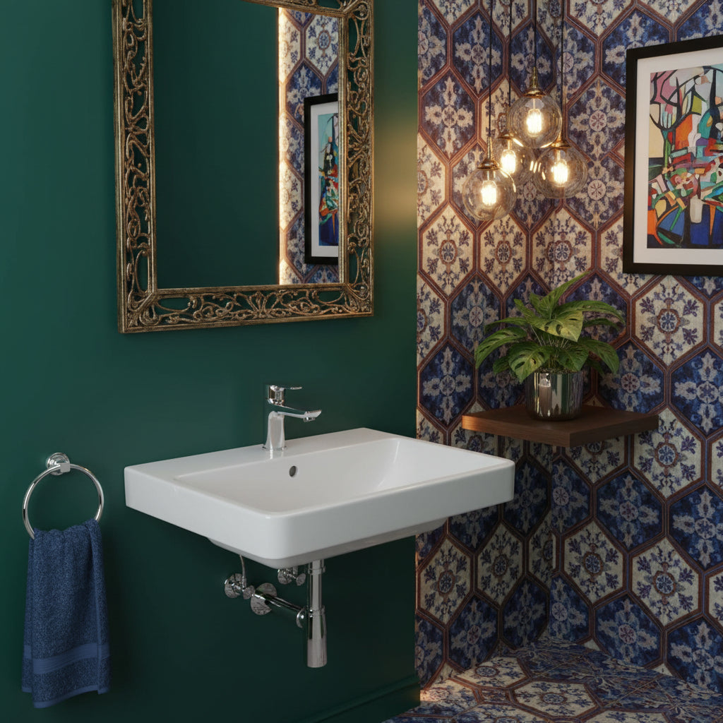 Lavabo sospeso Ideal Standard i.life B 82x47,5 cm con foro rubinetto e troppopieno 2