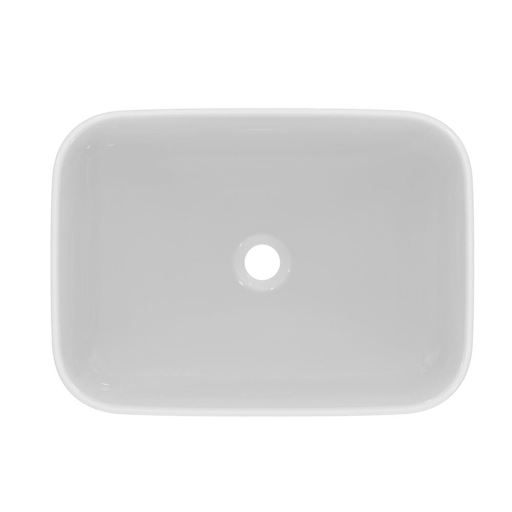 Lavabo da appoggio rettangolare Ideal Standard i.life B  55x40 cm - Bianco lucido 2